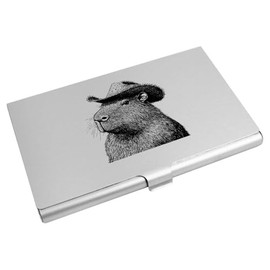 Azeeda 'Cowboy Capybara ' Business Card Holder/Credit Card Wallet (CH00044951)