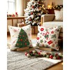 Christmas Pillow Covers (2, Forest Gingerbread, 18×18)