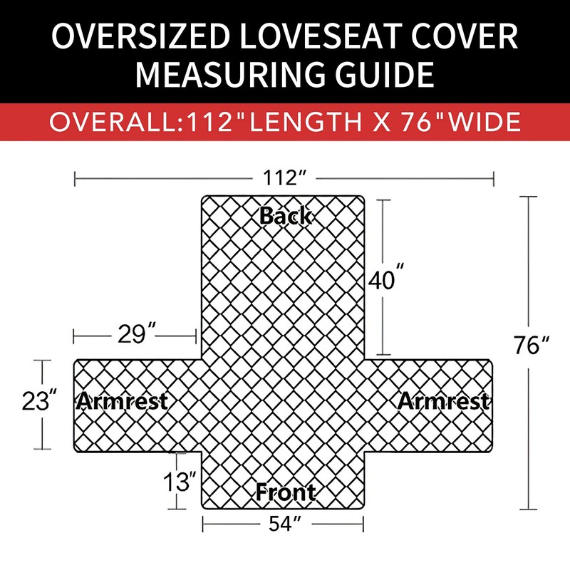 Easy-Going Sofa Slipcover Reversible Loveseat Sofa Cover Couch Cover for