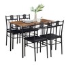 VECELO Kitchen Dining Room Table Sets for 4, 5 Piece