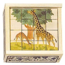 Atelier Fisher AF1601 Hexedral Puzzle 16 Pieces, Animals