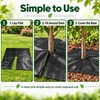 Weed Barrier Mats for Garden & Landscaping – 10-Pack 0.6×0.6M