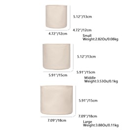 YONBEN Insert Bag Lined Cosmetic Storage for Tote Organizer Insert Makeup Lightweight and Practical Liner Bag (Beige,Small)