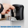 Kiuiom Key Safe Wall Mounted, Key Safe Outdoor, Key Safe
