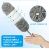 Microfiber Feather Dusters for Cleaning, Duster with 100 inch Extension