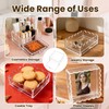 Clear Acrylic Trays for Needlepoint with Insert Drawer 5" x