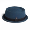 DASMARCA Jack Rudeboy Mod Style Porkpie Felt Hat - Teal