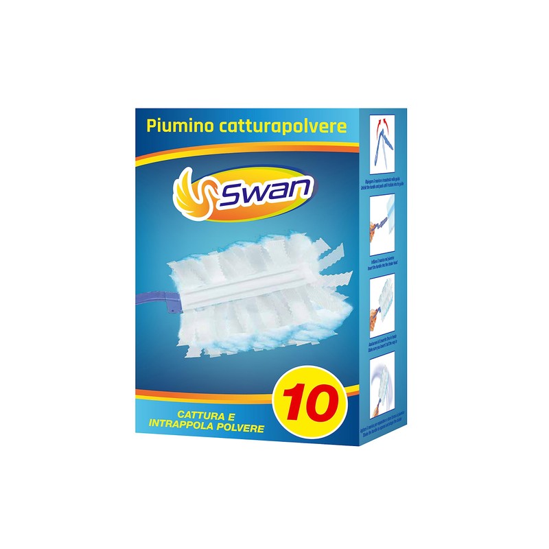 BEPER C203PUL004 Dust-catching duster foldable duster with 10 refills