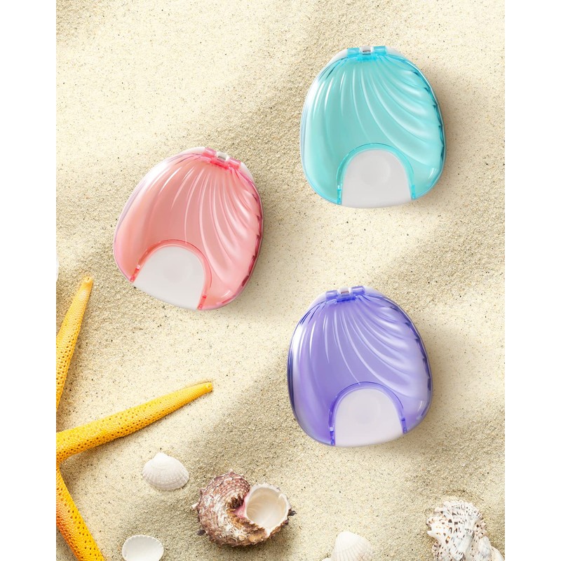 JMU Retainer Case, Pink Orthodontic Retainer Case, Dental Mouthguard Container