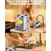 Nacho Cheese Dispenser with Pump - 2.8QT Stainless Steel Nacho