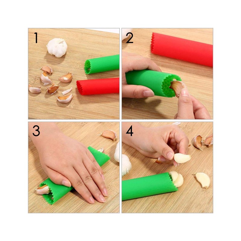DS. DISTINCTIVE STYLE Silicone Garlic Peeler 5 Pieces Garlic Peeling
