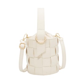 Lapimou Handbag, Bucket Bag, Mini Bag, Mini Bag, Bucket, Women's, Small, Popular, Korean, Cute, Stylish, Casual, Large Capacity, Japanese Clothing, Yukata, Coming-of-Age Ceremony, Hakama, white