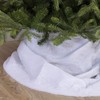 Kaemingk Artificial White Snow Rug Silver Glitter Frosty Christmas Snow