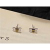 Iszie 925 Sterling Silver Cute Little Bee Enamel Stud Girls