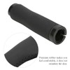 Black Flat Bicycle Handlebar Grips Soft Handle Sleeve Cover Mountain