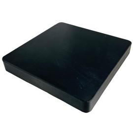 BENCH WIZARD 6 x 6" Rubber Block Work Surface | Absorbs Noise and Vibration || Great for Jewelry Making, Hobbyists, Craftsmen