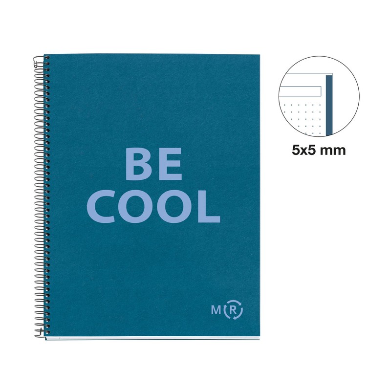Miquelrius - Be Eco A4 Notebook, 80 Sheets 90gsm Dots,