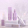 Thick Square Empty Lip Glaze Tube with Large Fluffy Applicator for Makeup Free Size / Purple Square Lip Glaze 10ml White ABS 30ea