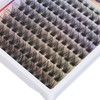 Kit de Extensión de Pestañas DIY, 120 Piezas en Racimos,