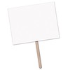 Beistle Blank Yard Sign with Stake for Personalization, Make Your