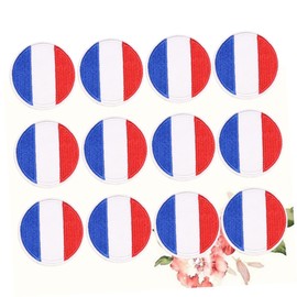 TEHAUX 3sets Flag Cloth Stickers Embroidery DIY Patches for Bags Shoes Arts Craft Attractive Fashionable 12pcs*3