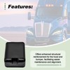 2Pcs Upper and 2Pcs Lower Hood Bumper Suppor Set Compatible