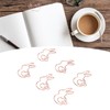 160Pcs Kids Paper Clips Bunny Style Smoothing Strong Metal Exquisite