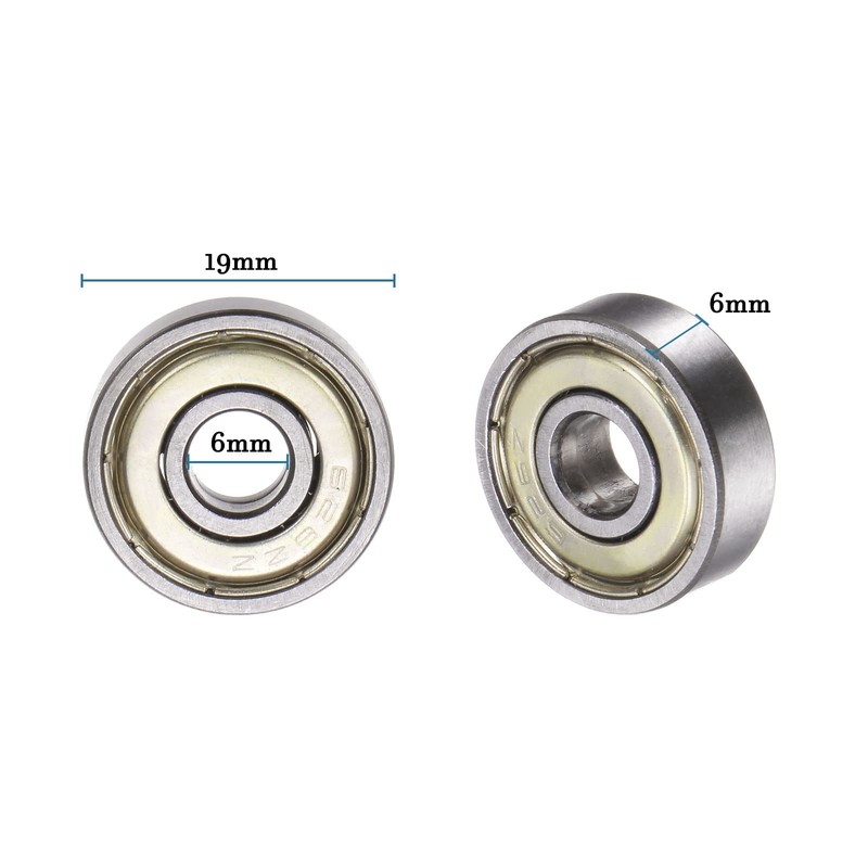QUARKZMAN 626ZZ 6 x 19 x 6 mm Ball Bearing