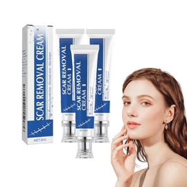 Gel avanzado para cicatrices - Crema intensiva nocturna para cicatrices - Atenúa la apariencia de estrías y rastro - ayuda a reducir la apariencia de 
