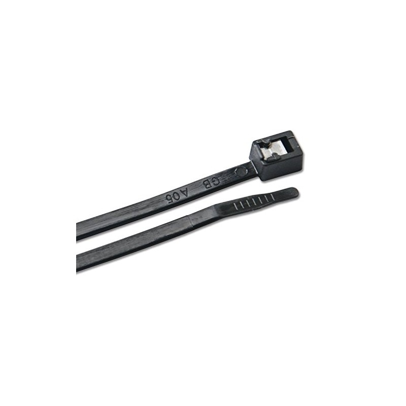 Ancor 199280 Cable Tie, Self-Cutting, 11", Black, 20pc/bag