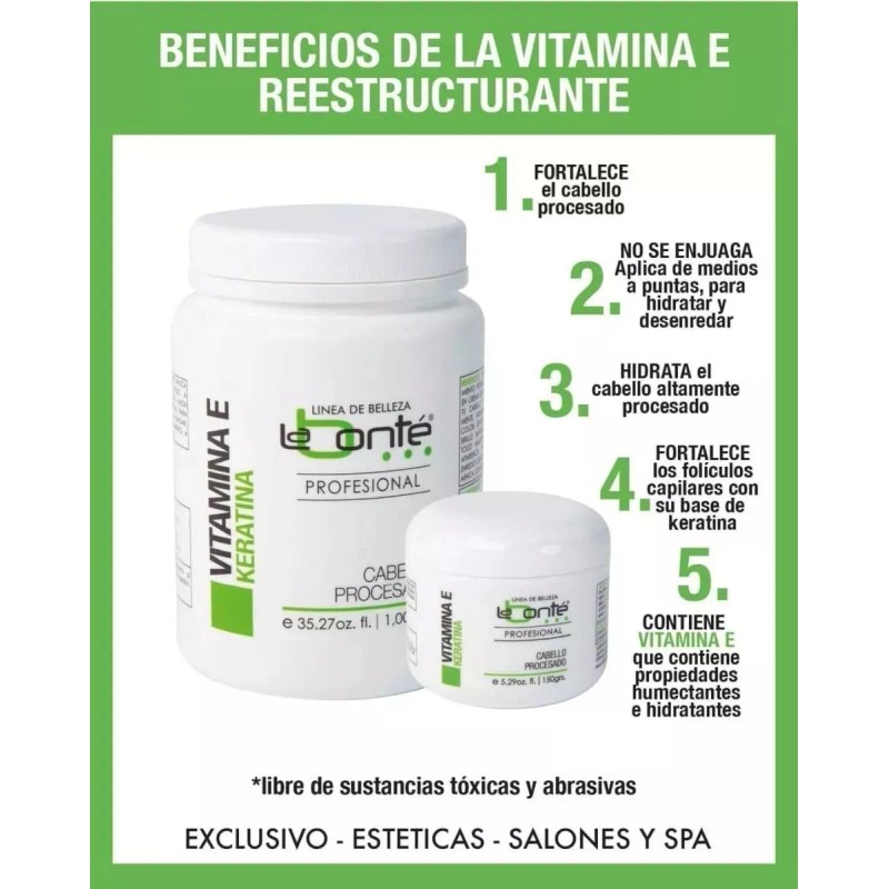 Labonté Kit Labonté Shampoo + Vitamina E + Keratina 120ml