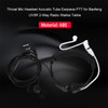Throat Mic Headset Acoustic Tube Earpiece PTT for Baofeng UV5R