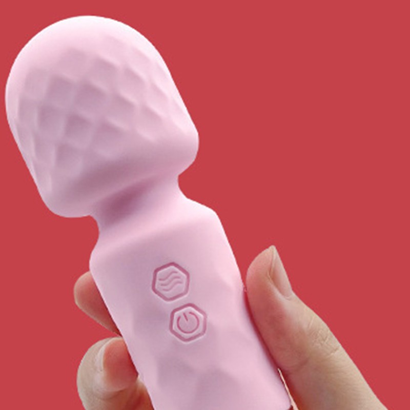 Electric Handheld Massager Rechargeable Home Portable Safe Flexible 10 Frequencies