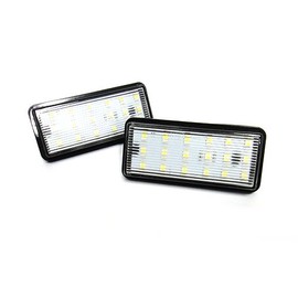 RZG 2x LED Licence Number Plate Light White Fit For Land Cruiser 100 200 Series 120 Prado LX470 LX570 GX