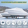 16' X 26.3' Polyethylene Plastic Shrink Wrap for Boat Shrink