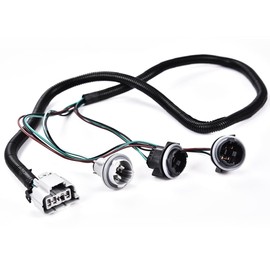 GRAND ORANGE Tail Light Lamp Wiring Harness Left Side Compatible with 08-13 Chevy Silverado Pickup Truck/Fit GMC Sierra 3500 HD 2007-2014 15824514 25906854 645-930