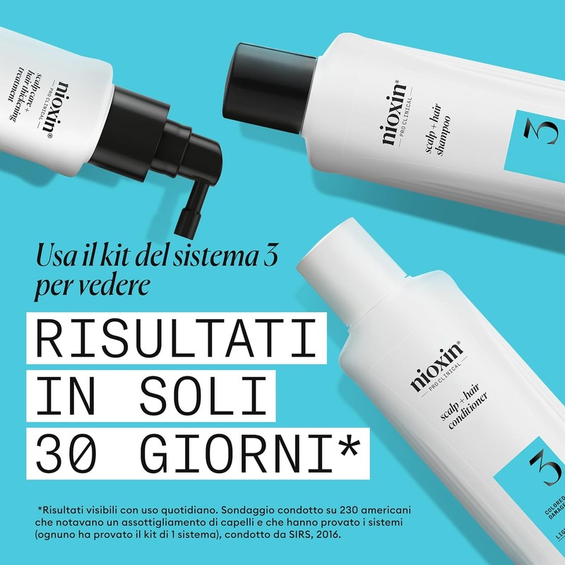 Nioxin System 3 Tratamiento Leave-In Engrosador para Cabello Teñido y