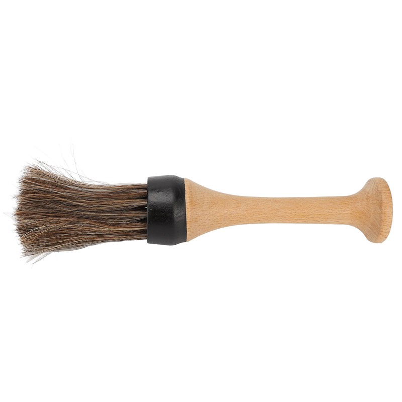 Wooden Neck Duster Brush Broken Hair Cleaning Sweep Hairdresser Neck