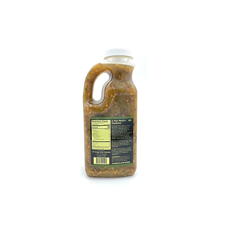 Ol' Gringo Chile Company Premium Hatch Green Chile Sauce Hot