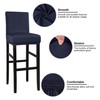 PiccoCasa Set of 2 Bar Stool Covers with Elastic Bottom,