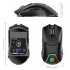 FMOUSE Wireless Gaming Mouse, 4000 DPI, USB C Rechargeable, Ergonomic