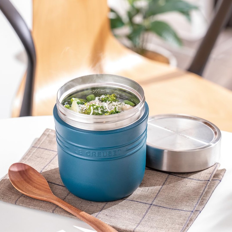 Le Creuset Stainless Steel Vacuum Insulated Hot Cold Soup Jar,