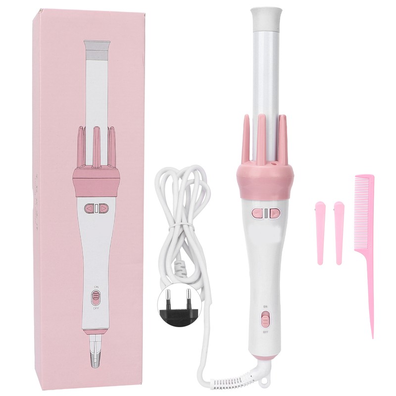 Professional Ceramic Curling Iron Automatic 360° Rotating Hair Curler Electric