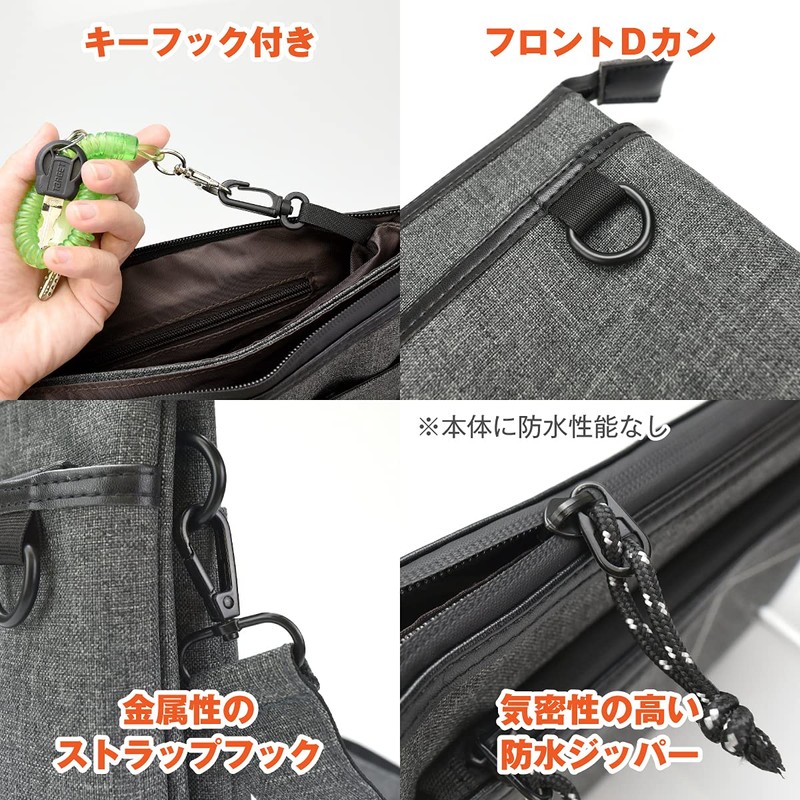 FeasibleSite Shoulder Bag, Crossbody Sacoche Pochette, Thin, Shopping, Travel, Leisure,