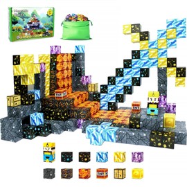 Educational Construction Building Blocks - Sensory Toys with Idea Book for Toddlers, Boys & Girls - Ideal for School & Preschool Kids