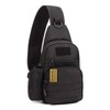 HUNTVP Tactical Military Chest Sling Bag Molle Crossbody Shoulder Pack