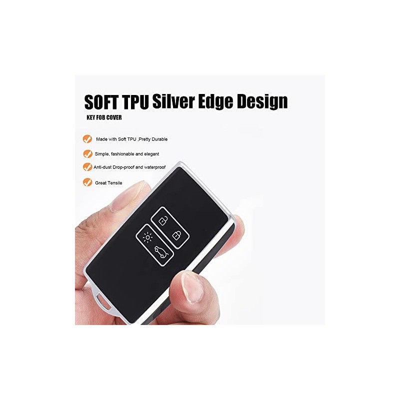 Funda de TPU para llave de Renault Koleos Captur Megane