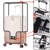 bvya Luggage Protector Suitcase Cover PVC Bag Dust Proof Travel