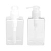 Pack of 3 Plastic Pump Bottles, 150 ml Empty Plastic
