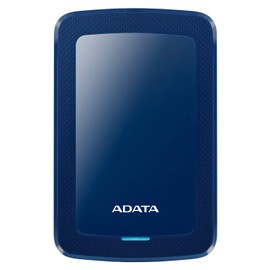 ADATA Disco Duro Externo HDD HV300, 1 TB, Azul, USB 3.1, Ultra Delgado